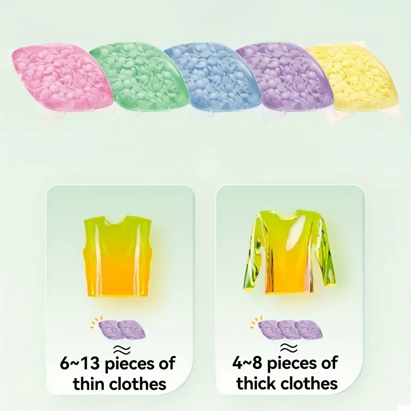 Laundry Beads Laundry Beads Cleaning Detergent For Home Dormitory Bathroom Clothes Cleaning Supplies Clothes Beads 100pcs