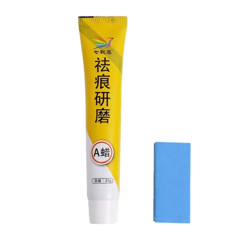 

Scratch Remover For Vehicles Universal Polish Wax Detailing Compound With Sponge Automobile Cleaning For Light Scratches Swirls