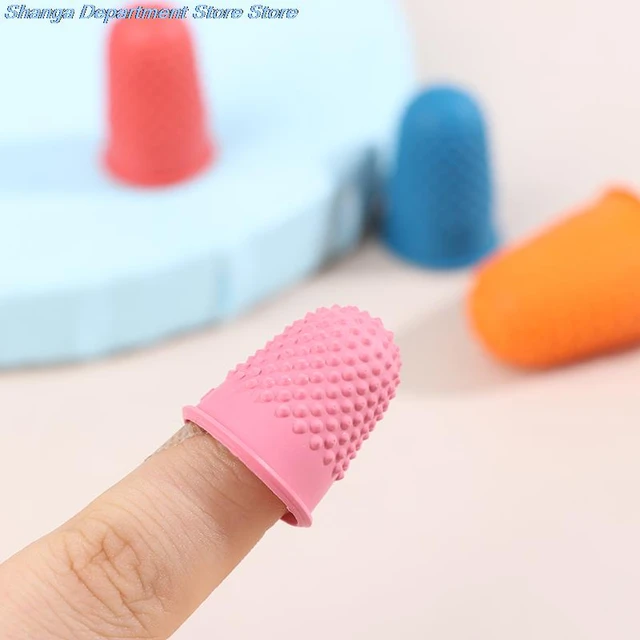 10PCS Rubber Finger Tips Office Rubber Thimbles Silicone Reusable Finger  Protector Fingertip for Needlework Sewing Accessories - AliExpress