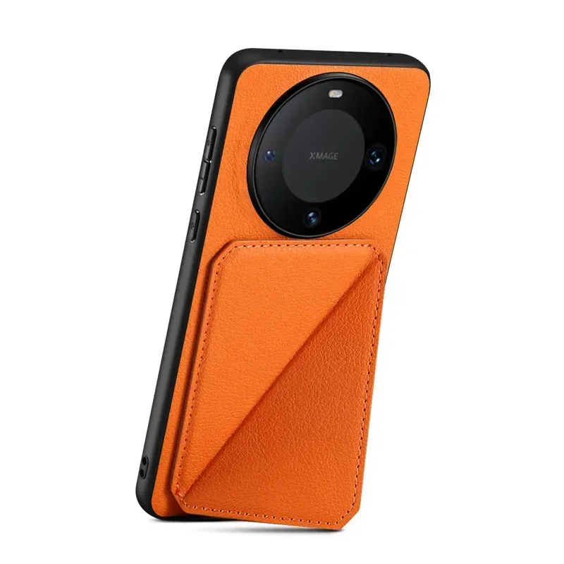 Leather Magnetic Wallet Phone Case - EUCAGR Collection