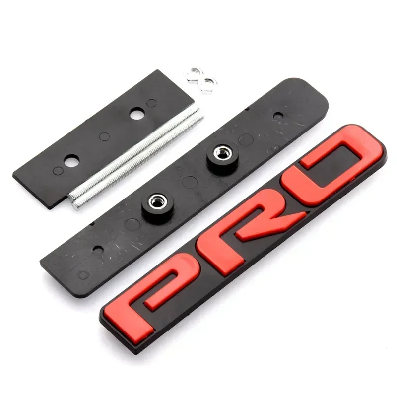 금속 프로 로고 전면 그릴 배지 엠블럼 스티커, 도요타 4 러너 TRD 타코마 툰드라 자동차 스타일링, 3D