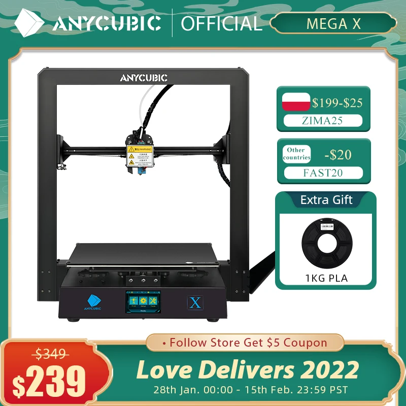 最も安い新しいスタイル Anycubic 3dプリンターキット 印刷再開付き3dプリンターキット フィラメント1kg 印刷サイズ300x300x305mm 純正卸値 Nsmakedonaca Org Rs