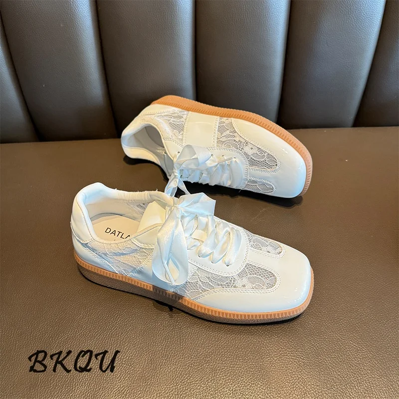 BKQU Brand 2024 New Trend Ballet German Training Shoes Mesh Ribbon Breathable Comfortable Free Shipping