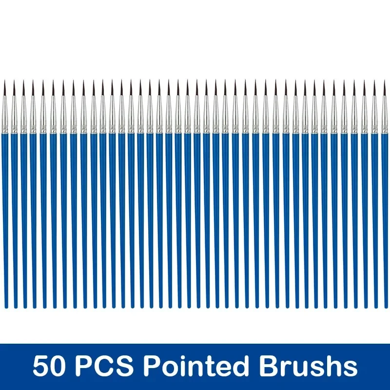 Versatile Paint Brush Set for Acrylic, Watercolor, and Oil – Ideal for Artists and Students