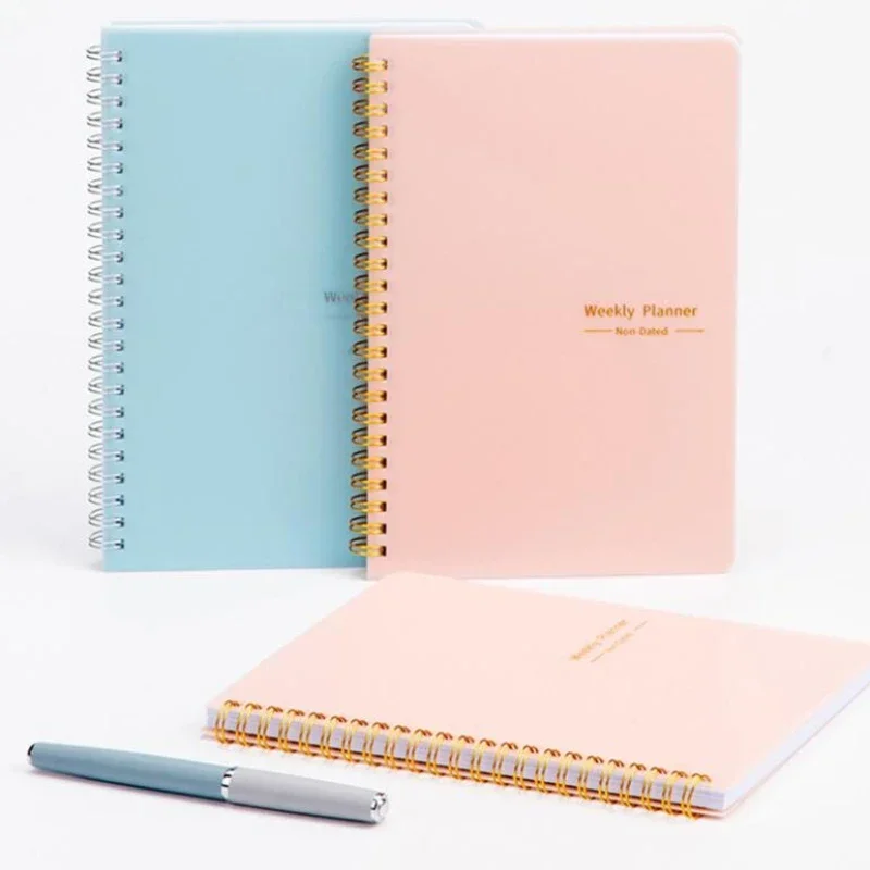 A5 Agenda Weekly Planner  To Do List Diary Checklist Goal Habit Schedules Notebooks Stationery Office School Writing Pads