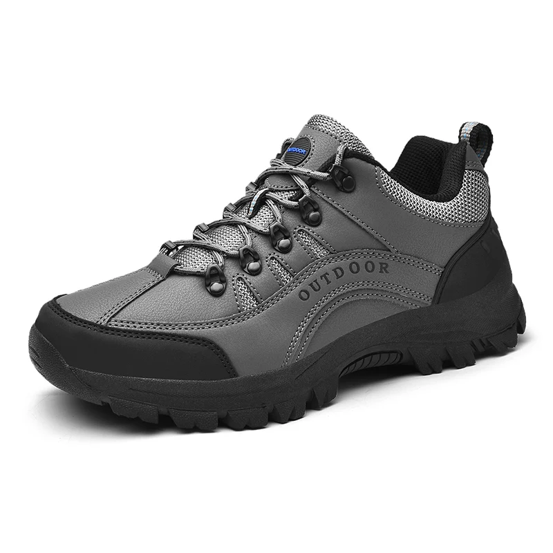 Men Outdoor Shoes Lace Up Sport Casual Camping Treking Hiking Boots Non-slip Sneakers Waterproof Mountain Shoes Size 38-49