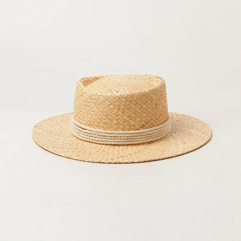 Fashion Ladies Sun Beach Raffia Straw 