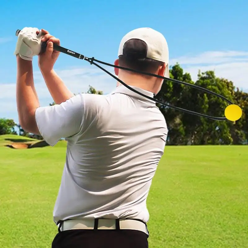 Duurzame Golfswing-Trainingshulpmiddel Voor Het Oefenen Van Touwtrainerapparatuur Met Oefeningstang Voor Flexibele Ritmesnelheid