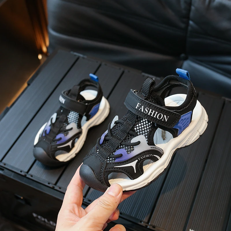 Summer Children Sport Sandals Toddler Boys Gilrs Beach Shoes Kids Infant Closed Toe Casual Sandalias 6-12Y Designer Sandals