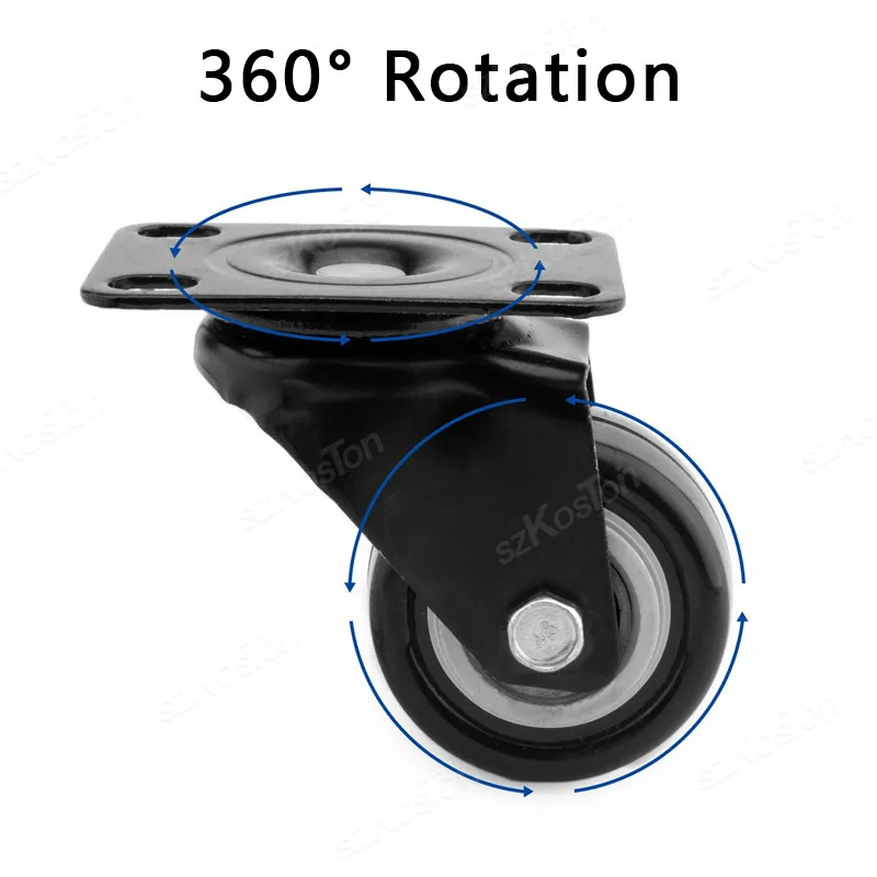 Furniture casters wheels 4pcs/lot for heavy duty platform trolley chair