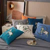 Croker Horse 45cm Throw Pillow Cushion Covers Pack Of 1 Pcs Luxury Horse Embroidery Modern Style Couch Sofa Pillow Covers 1