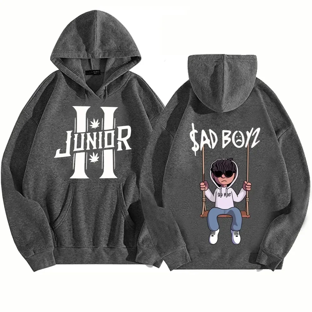 Junior H Sad Boys, Harajuku Girls, Hip Hop Pullover, Fancy Music Gift, Fashion, Casual, Loose, Comfortable Sweater, Sweatshirt