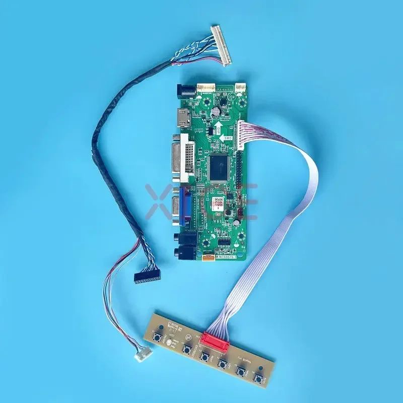 

Monitor Driver Controller Board Fit CLAA089NA0ACW CLAA089NA0BCW HDMI-Compatible 1024*600 Kit DIY 30-Pin LVDS Screen VGA DVI 8.9"