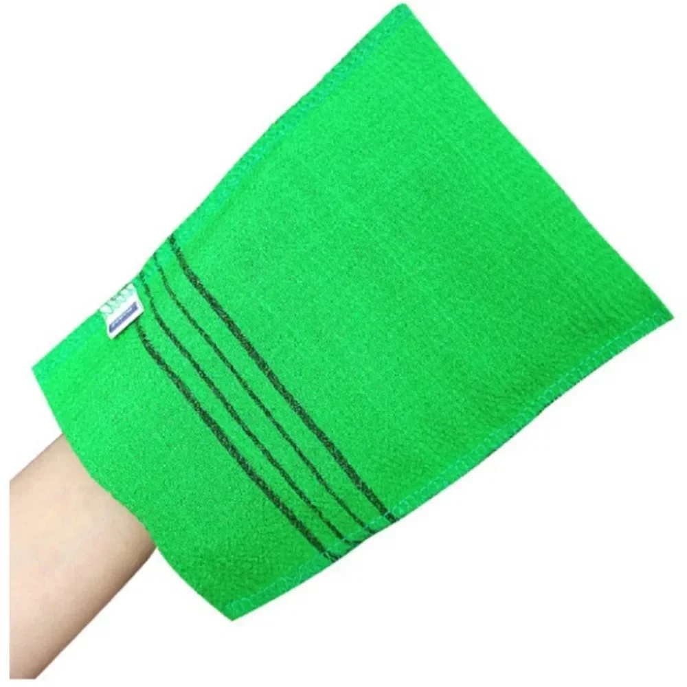 5Pcs Exfoliating Bath Washcloth Glove Mitt Brushes Body Scrub Supplies