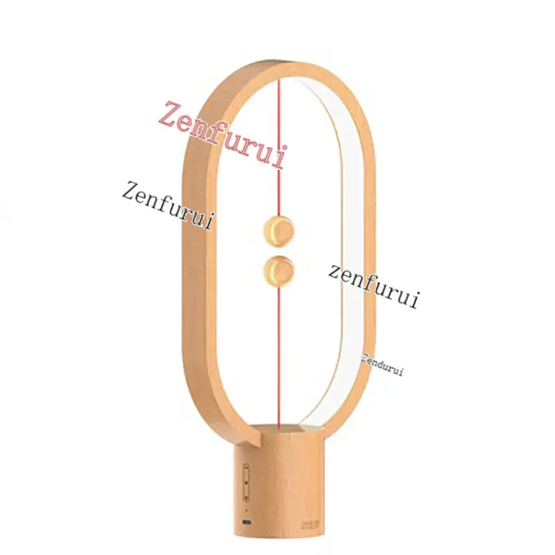

Balance Lamp Magnetic Suspension Lights Red Table Lamp Creative Small Night Lamp Bedroom Bedside Lamp Birthday Gift