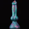 Multicolor Dog Fox Wolf hound Dildo with Suction Cup for Women Vagina Masturbate Thick Animal Penis Exotic Adults Anal Sex Toys 1