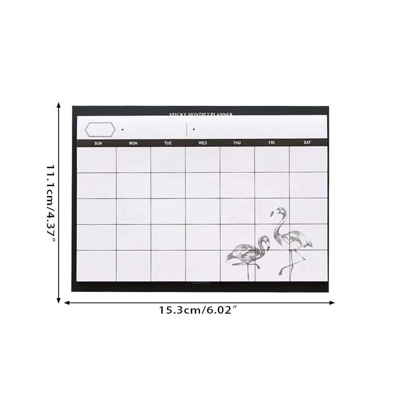 Desktop Weekly Planner 30 Sheets Tear-off Self-adhesive Personalize Monthly  Calendar To Do List Pad Office Daily Journal - Memo Pad - AliExpress
