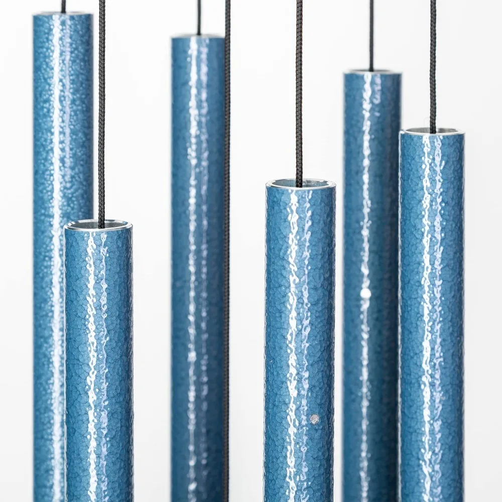 Sky Blue Aluminum Wind Chime 2