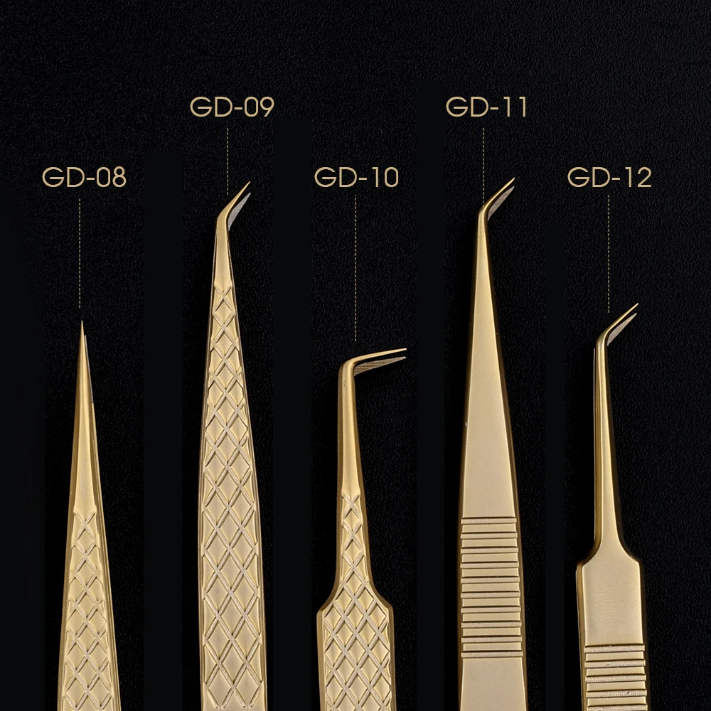 Gold Tweezer Thick Boot L- 90 Degree