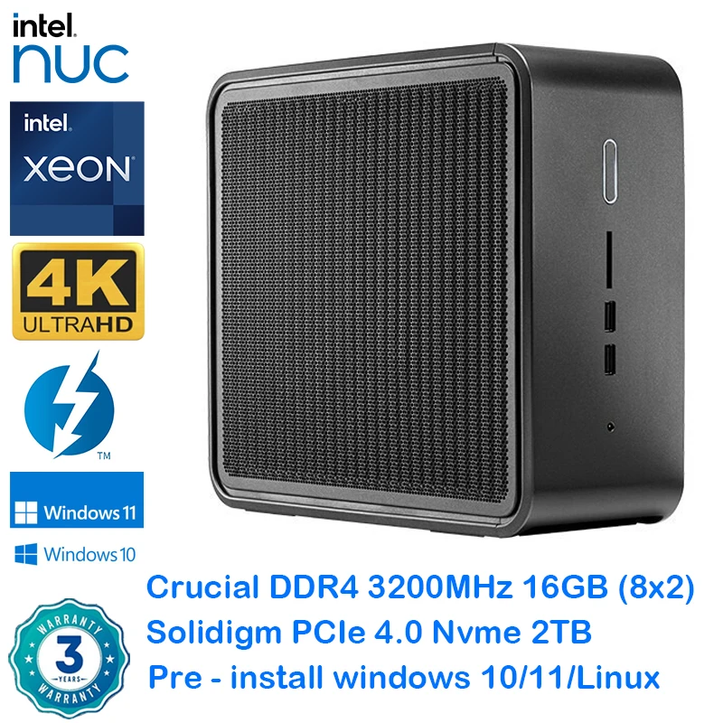 棒*棒様 Intel NUC 9 Pro / Xeon E-2286M / 32 Amazon.com: Intel NUC 9 Pro Kit Mini PC NUC9VXQNX Xeon E