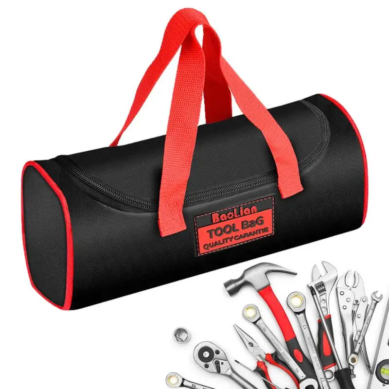 

Mechanic Tool Bag Canvas Heavy Duty High Capacity Handbag Portable Metal Tool Kit Organizer Canvas Hand Tool Storage Carry Bags