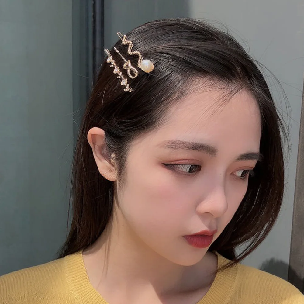 ヘアアクセサリー perverze double comb clip Hellobye6 PC Stretchy Double Comb Hair Clip Adjustable