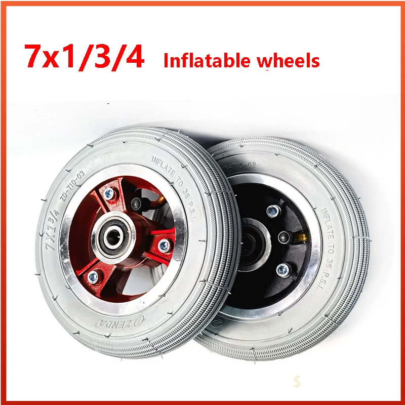 ElectricWheelchairElectricScooterFrontWheels7x134Inflatable