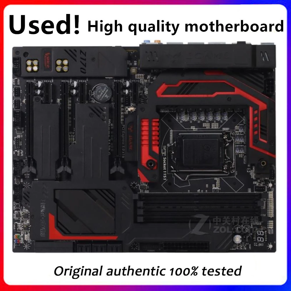 Per La Scheda Madre Desktop Colorata Igame Z170 G Z170A Gaming Pro Deluxe Ddr4 Lga 1151 Scheda Madre Usata Desktop Originale