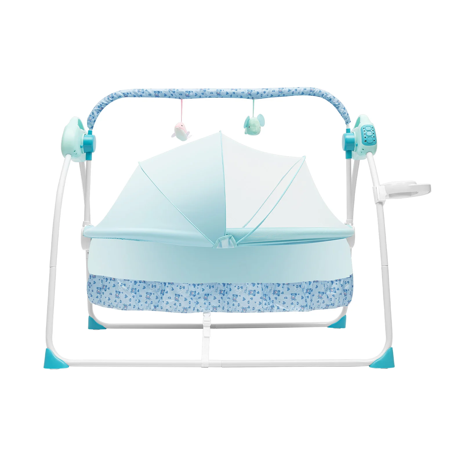 Electric Baby Cradle Swing Bed with Music & Remote