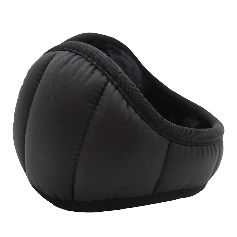 Winter Men's Earmuffs Ear-Protecting Plush Windproof Waterproof Ear Cups Foldable Cold-Proof Warm