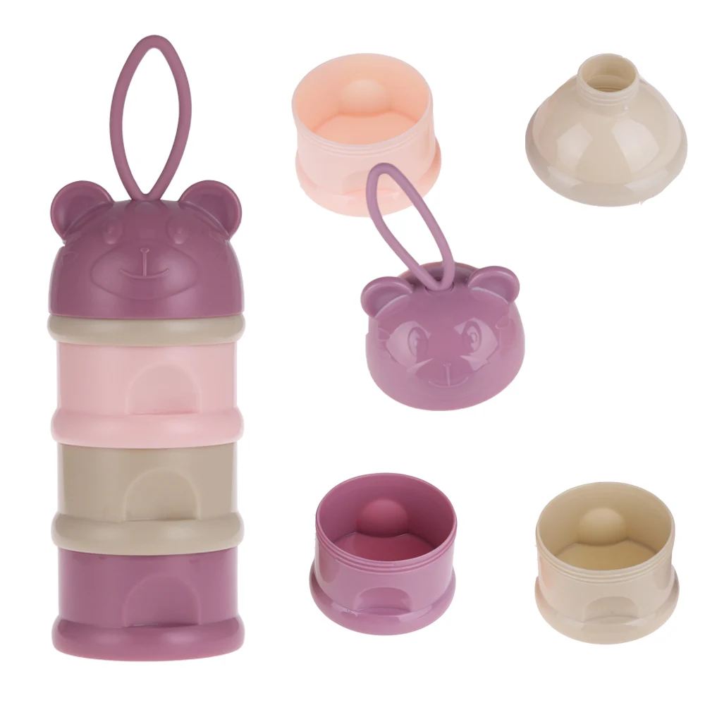 Three layer side door milk powder box Baby Feeding Portable Newborn Milk Container Infant Kids Formula Milk Powder storage
