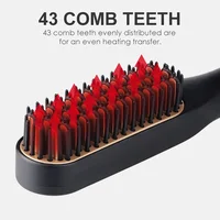 3-in-1 Electric Hair Brush Straightener Comb for Men Women - Dual-Use Styling Tool 2