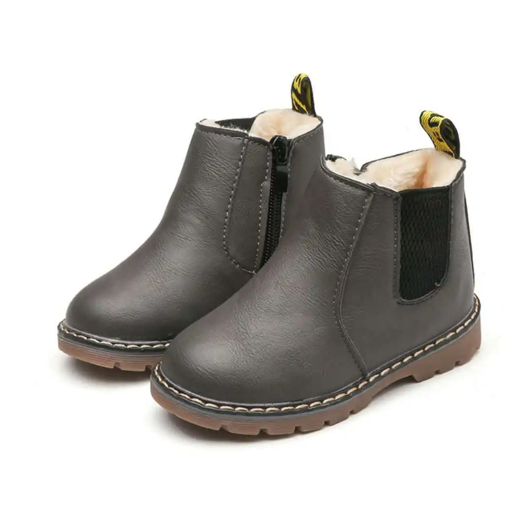 Children Boots Winter Kids Snow Boot Waterproof Fabric Non-Slip Cotton Warm Outdoor