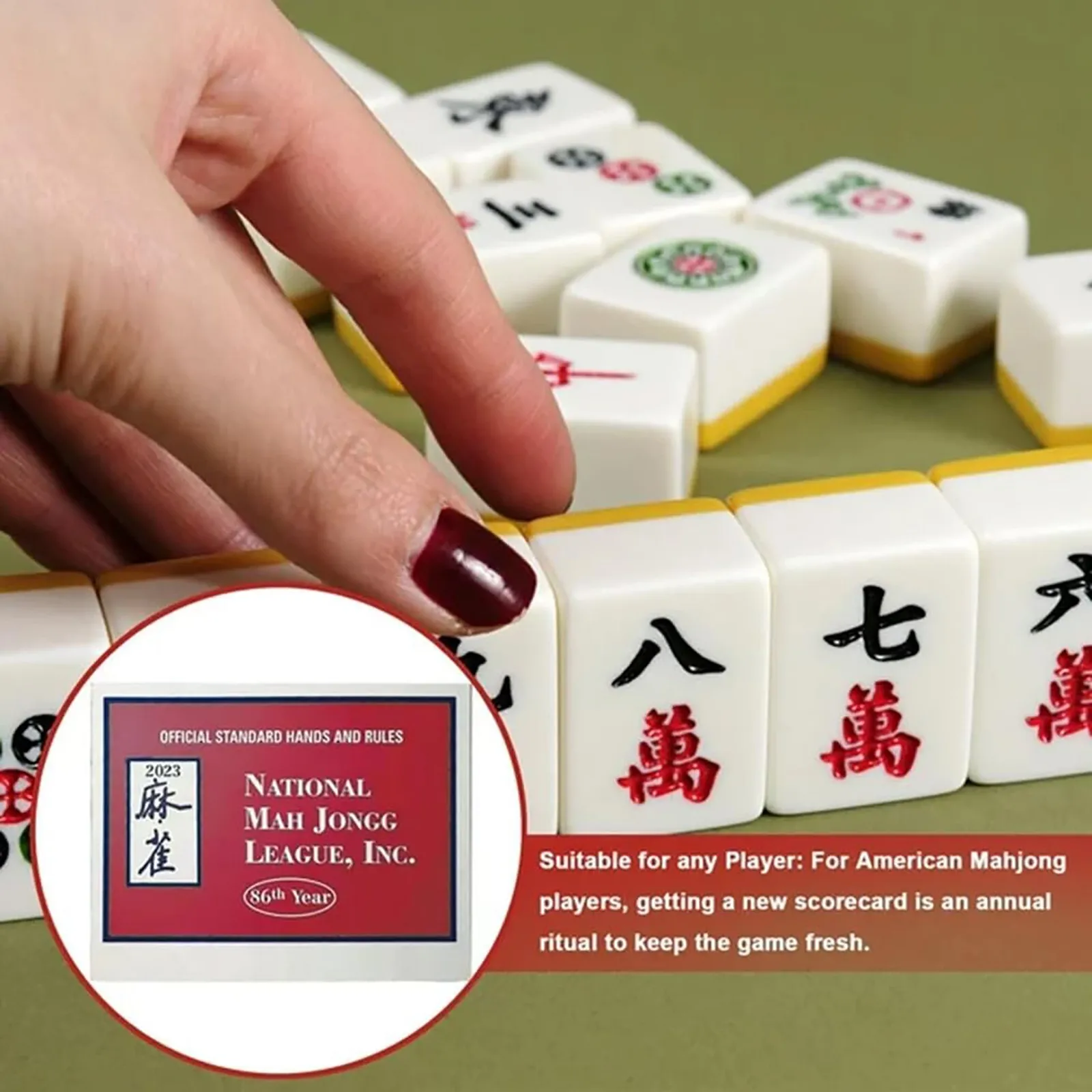 2023 Mahjong Cards, Mahjong Cards Official Standard Hands And Rules Mahjong Cards 2023 Large Print Mahjong Scorecard 5
