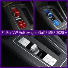 

Center Control Console Stall Gear Shift Panel Decoration Sequins Cover Trim For VW Volkswagen Golf 8 MK8 2020 2021 Accessories