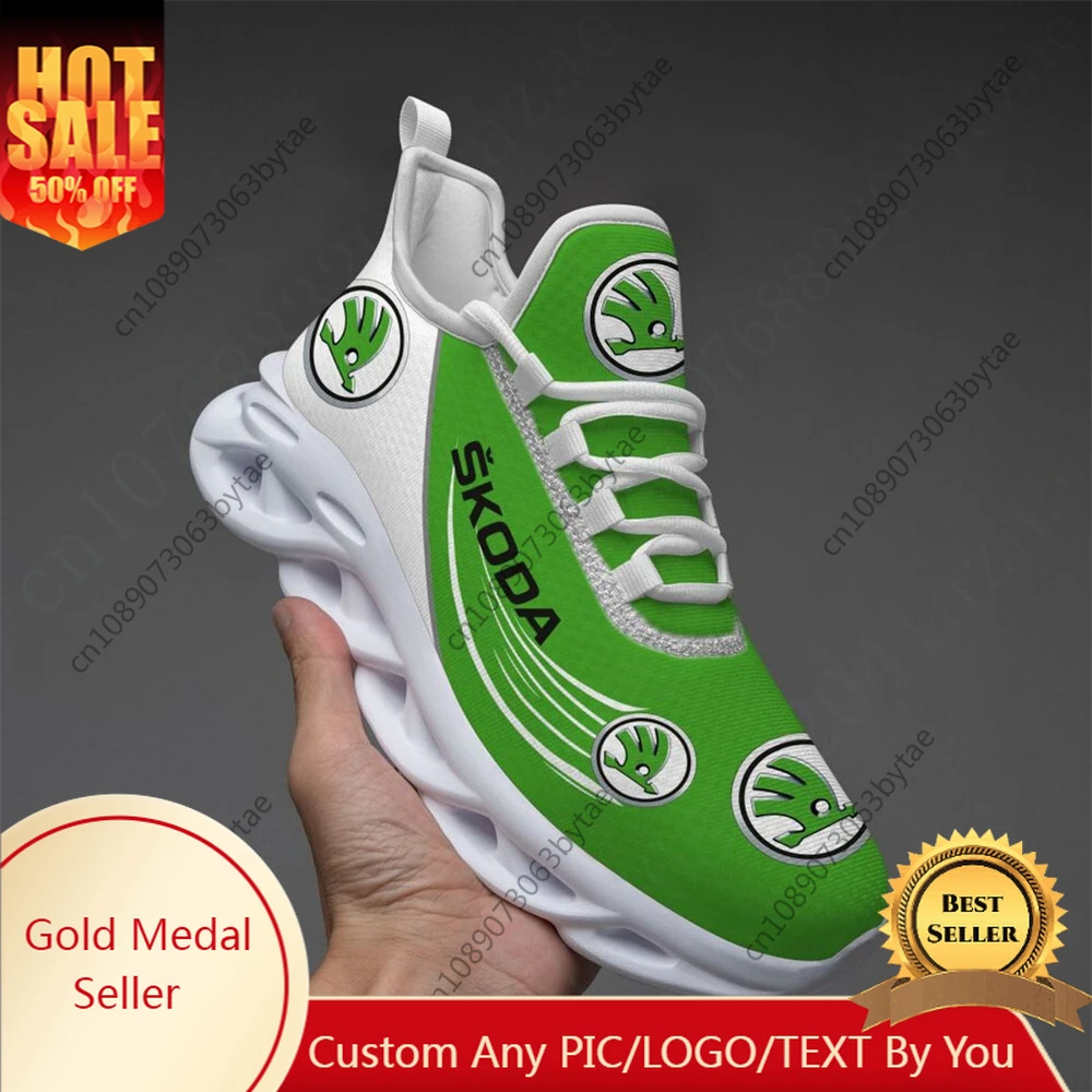 

Спортивная обувь Skoda для мужчин, удобные теннисные кроссовки унисекс, повседневная обувь для бега, большие размеры