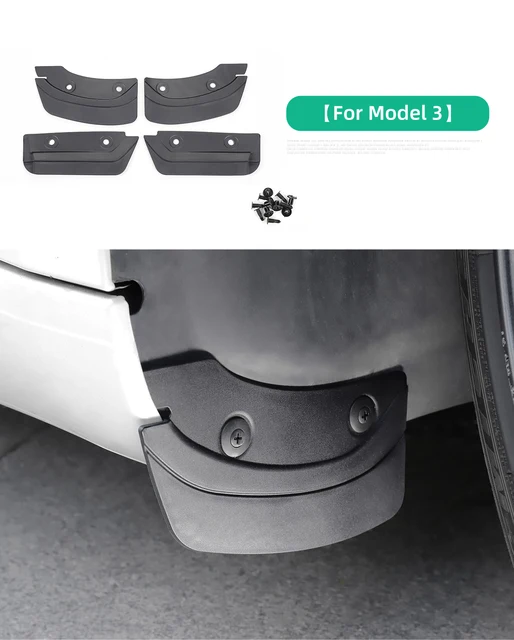 Tesla Y 2023tesla Model Y/3 Mud Flaps 2020-2024 - Tpe Invisible