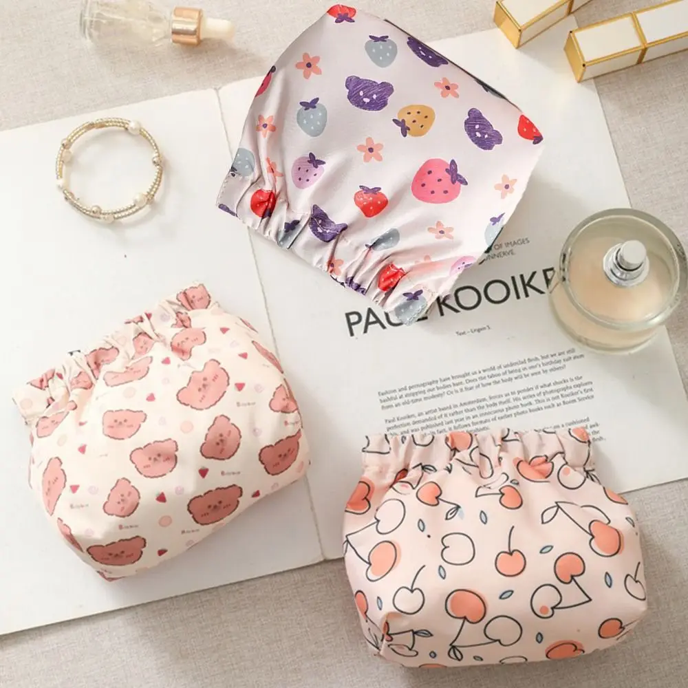 Automatic Closing Coin Purses Women Coin Pouch Travel Lipstick Cosmetic Bag Fashion Waterproof Nylon Storage Bags
