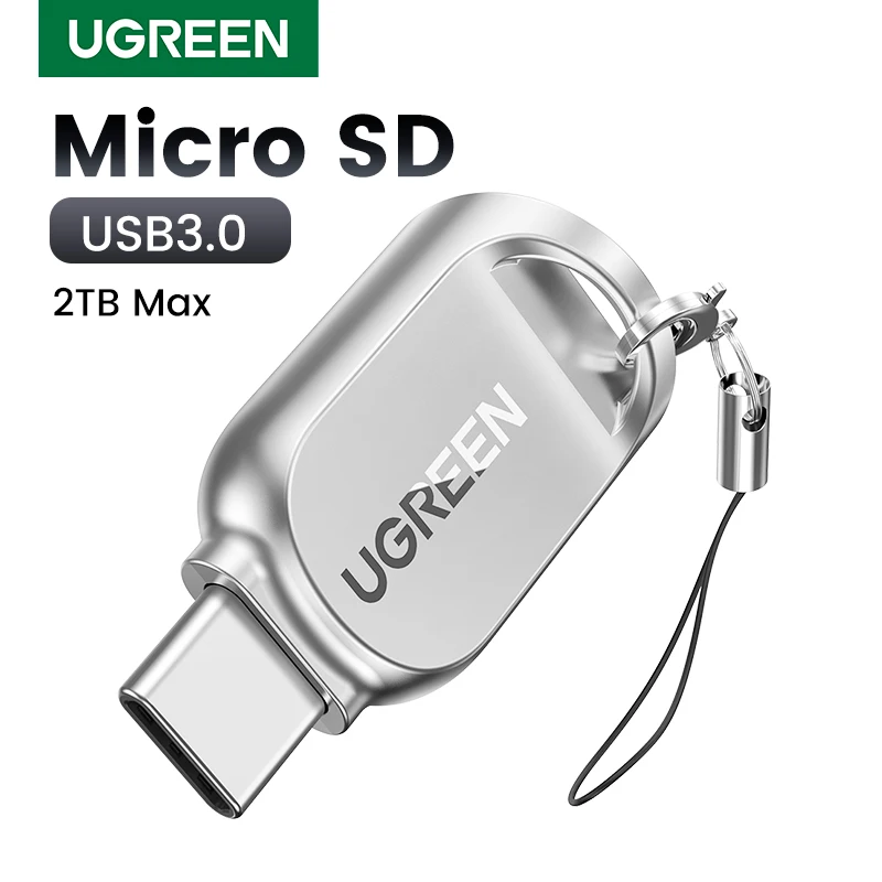 Ugreen-usb-c para Leitor de Cartão Micro sd tf Adaptador Otg para Laptop pc Tablet Telefone Windows Macos Usb 3.0 Memory Card Reader