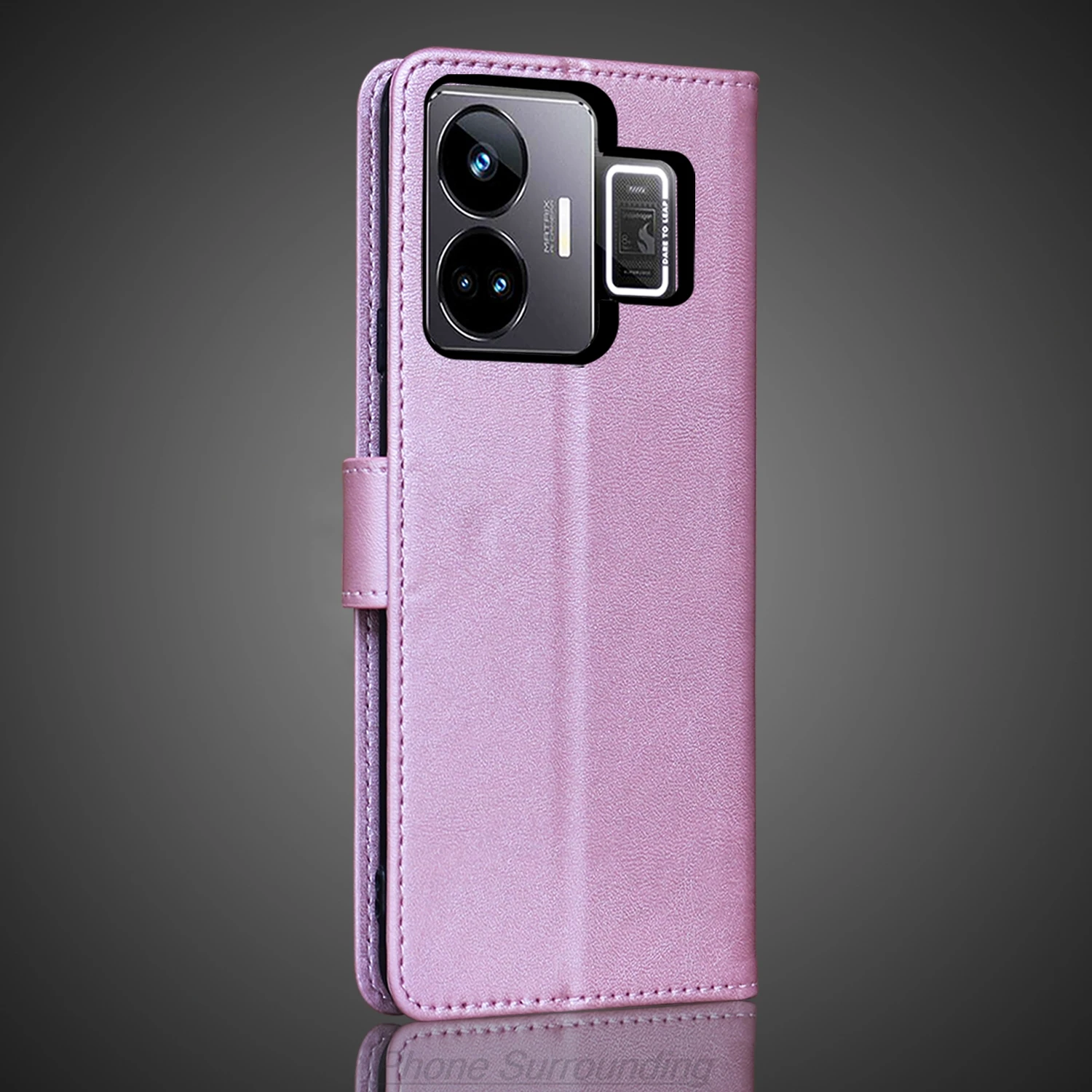 Elegant PU Leather Wallet Flip Cover & Protective Holster Phone Case