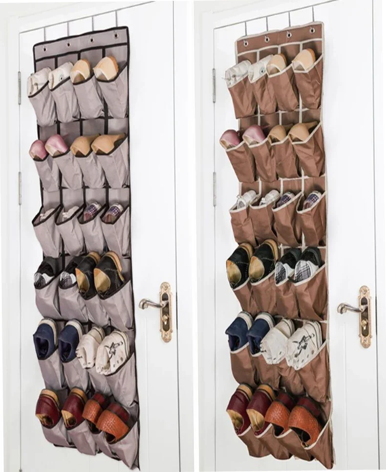 

Wardrobe Storage Grid Wall-mounted Mesh Bag Door Large The Sundry 24/28 Multi-functional Behind Shoe Toy