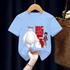 2024 Summer Disney Big Hero 6 T Shirt Kids Boys Girls Short Sleeve Tee Shirt Kids Clothes T-shirts Children Baymax 6