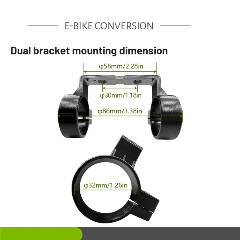 ABHT-4X Display Holder Bracket Electric Bicycle System Display Bracket For Ebike KT LCD 3 LCD3U LCD8H LCD8HU Display