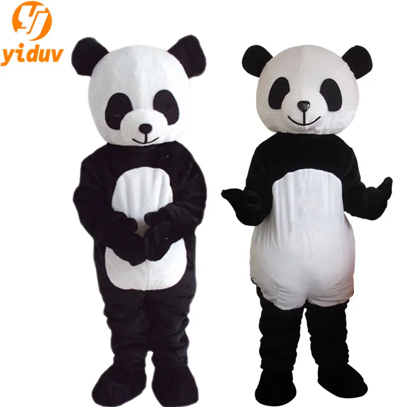 Mascot Costume Panda Cartoon Christmas