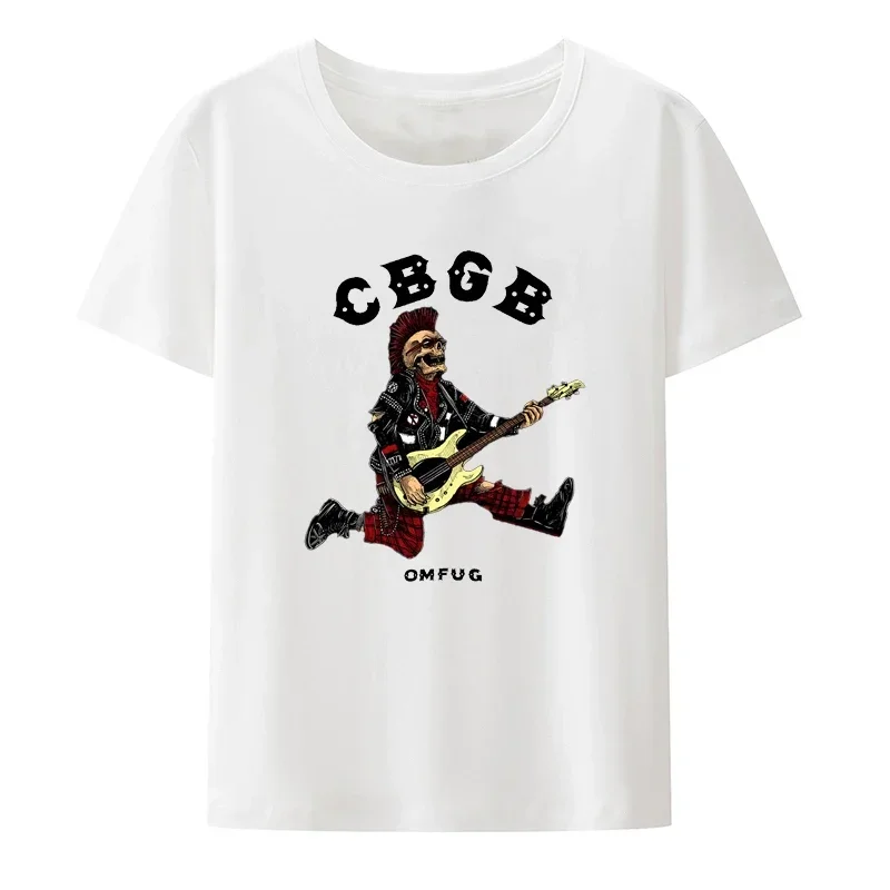 CBGB OMFUG T-shirt Punk Rock CBs Unterirdischen T-shirt Erwachsene Männer Frauen Sommer Stil Atmungsaktive Grafik Tops Hip-hop Casual Streetwear – Detail 4