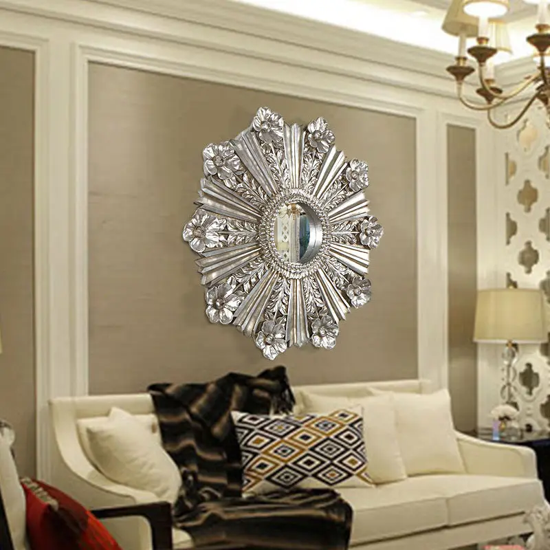 

European Resin Wall Mural Decoration Home Livingroom Porch Wall Sofa Accessories Restaurant Club 3D Wall Sticker Ornament Crafts