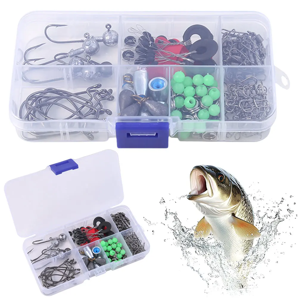 Metal ABS Fishing Tools Accessories Kit Set for Men