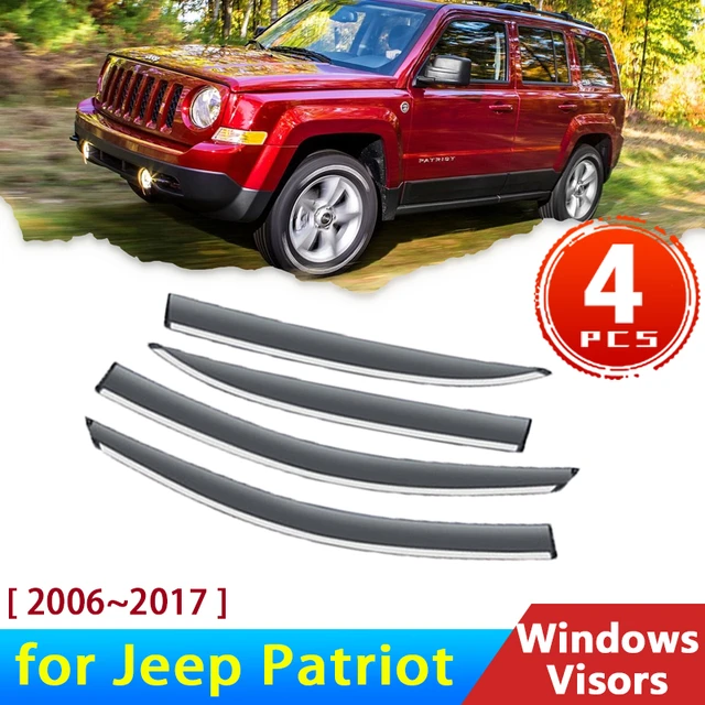 Window Visor Car Exterior Accessories for Jeep Wrangler Jk 2006-2017 -  China Vent Visor, Window Visor