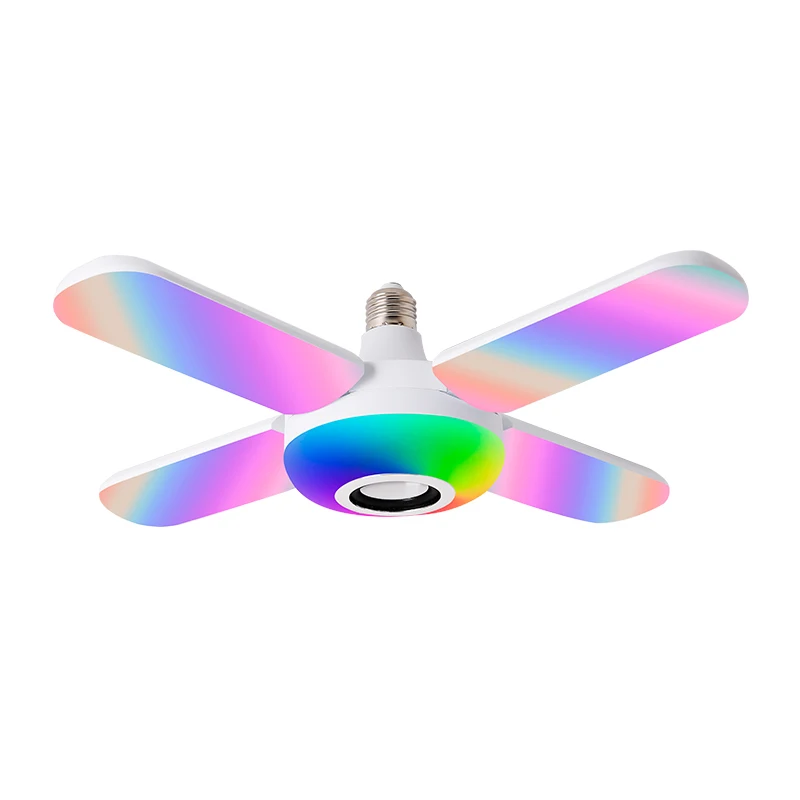 

Fancy Living Room Bedroom Indoor Fixtures Modern Downlight E27 Led Music Speaker Lamp Bulb Ceiling Lights