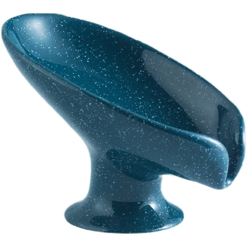 

Leaf type draining dish Ceramic drain soap box storage rack household soap dish tray modern bathroom decoration soap dispenser